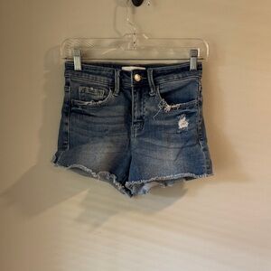 Casual Blue Denim Jean Shorts